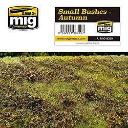 Mig Jimenez Ammo Small Bushes - Autumn - Décor Modélisme