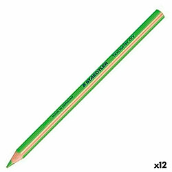 Marqueur fluorescent Staedtler Textsurfer Dry Vert 12 Unités