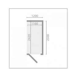 Avis Maison De La Tendance Abri de jardin CLONER en bois épicéa 250x120 cm H. 224 cm