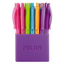 Ensemble de Stylos Milan P1 Touch Multicouleur 1 mm (12 Unités)