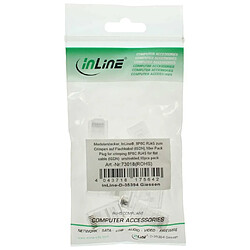 Avis InLine® Modular Plug 8P8C RJ45 pour sertir le câble ruban RNIS 10 pcs. pack