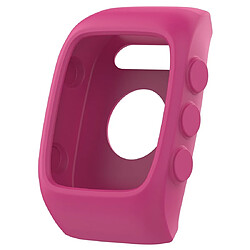 Wewoo Protection écran Étui de en silicone Smart Watch pour POLAR M430 Rose rouge