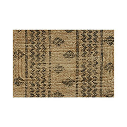 Avis Aubry Gaspard Tapis rectangulaire en jute naturelle et teintée.