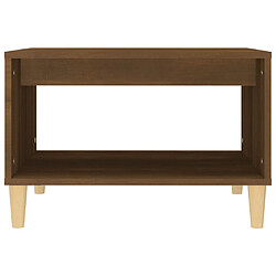 Acheter vidaXL Table basse Chêne marron 60x50x40 cm Bois d'ingénierie