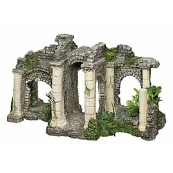 Nobby - Décoration pour aquarium - Avec plantes - Porte d'Hadrien - 27,5 x 13,5 x 15,5 cm