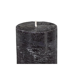 Atmosphera, Createur D'Interieur Bougie cylindrique Ø 7 x H 14 cm - noir - Atmosphera