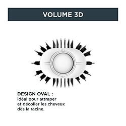 ROWENTA CF6130F0 Volumizer Brosse chauffante, Seche et coiffe simultanement, Booste le volume naturel des cheveux, Brosse ovale