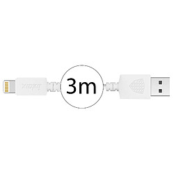 Acheter Inkax Câble Lightning 3m Câble USB vers Lightning Charge Synchronisation 2.1A