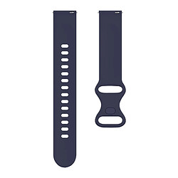 Avizar Bracelet pour Samsung Galaxy Watch Active 2 40mm Silicone Lisse Bleu Nuit