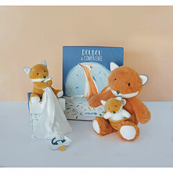 Doudou attache sucette renard UNICEF - Doudou et compagnie pas cher