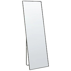 Beliani Miroir sur pied BEAUVAIS 156 cm Noir