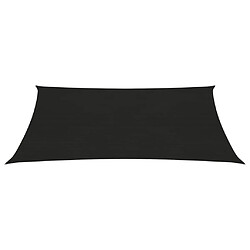 Helloshop26 Voile d'ombrage 160 g/m² noir 4 x 5 m PEHD 02_0009213