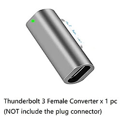 Avis Universal Adaptateur magnétique, transfert de données de 40 Gbit/s à charge de 100 W, 5K60, convertisseur avec adaptateur téléphonique USB C 3.1 Gen2 Pro Air |