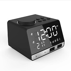 Réveil numérique Bluetooth Radio Réveil Snooze Clock comme décrit pas cher