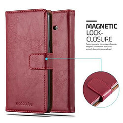 Acheter Cadorabo Coque Samsung Galaxy J3 2017 US Version Etui en Rouge