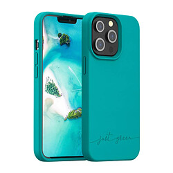 JUST GREEN Coque de Protection pour iPhone 13 Pro Natura Recyclable Bleu