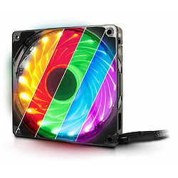 Inter-Tech L-12025 Aura Boitier PC Ventilateur (FAN ARGUS L-12025 AURA 120MM - Argus L-12025 Aura, RGB – stylischer Lüfter mit RGB-Effekten Der laufruhige 120mm RGB LED-Lüfter von Argus bietet mit seinen 18 RGB LEDs einen stylischen Effekt und leuc