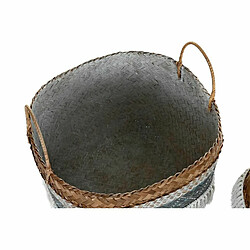 Avis Set de basket DKD Home Decor 49 x 49 x 57 cm Bambou Boho