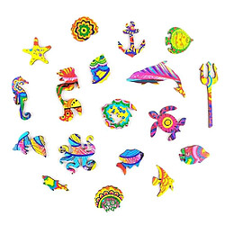 Avis Universal Puzzle en bois en forme de poisson Puzzle éducatif adulte enfant Accueil Jouets Cadeaux Cadeaux