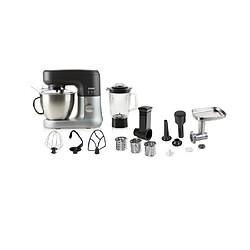 Robot pâtissier multifonction 4.5l 1000w noir/inox - do9182kr - DOMO