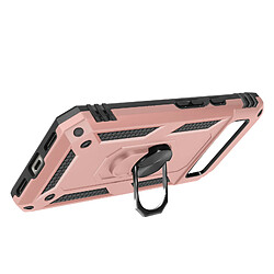 Avizar Coque pour Google Pixel 8a Hybride Bague Support Magnétique Rose Champagne