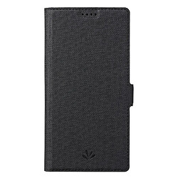 Etui en PU VILI fermoir magnétique avec support noir pour votre Samsung Galaxy S22 Plus 5G