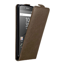 Cadorabo Coque Sony Xperia Z5 Etui en Marron