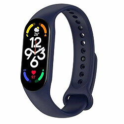 Bracelet intelligent iWear SM7 0,96'' TFT - Tracker d'activité IP67 avec fréquence cardiaque et tension artérielle / Social / Sommeil Bleu