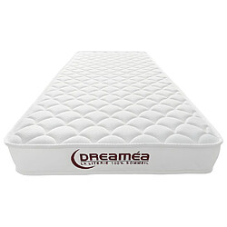 Vente-Unique Ensemble 90 x 200 cm cadre à lattes + matelas mémoire de forme ép.15cm - PELOPS de DREAMEA