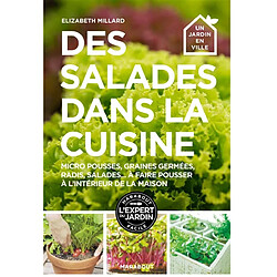 Des salades dans la cuisine : micro-pousses, graines germées, radis, salades... à faire pousser à l'intérieur de la maison - Occasion