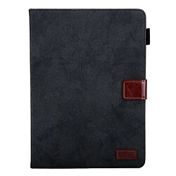 Etui en PU avec fentes pour cartes noir pour votre Apple iPad 10.2 (2019)