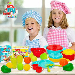 Avis Color Baby Set de jouets alimentaires Colorbaby Linge et ustensiles de cuisine 31 Pièces (6 Unités)