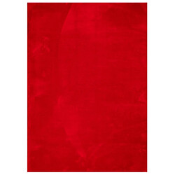 vidaXL Tapis HUARTE à poils courts doux et lavable rouge 240x340 cm