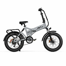 Vélo Électrique PVY Z20 Plus 1000 - Moteur 250W Batterie 48V16.5AH Freins à Disque Hydrauliques Autonomie 120KM - Gris