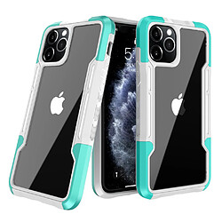 Coque en TPU + acrylique hybride, antichoc blanc/bleu pour votre Apple iPhone 13 Pro 6.1 pouces