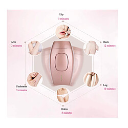 Avis Chrono Machine d'épilation indolore IPL Body Private Parts Épilateur Épilation Épilation pour hommes et femmes (ROSE)