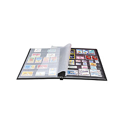 Avis Ac-Deco Album de timbres en simili-cuir 64 pages - 22,5 x 30,5 cm - Noir