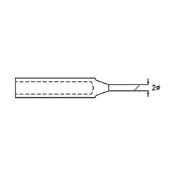 Perel Panne De Fer À Souder Cms - Forme Ronde 45° - Ø 2 Mm