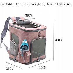 Universal Sac à dos pour chiens Sac de transport pliable pour chiens et chats.