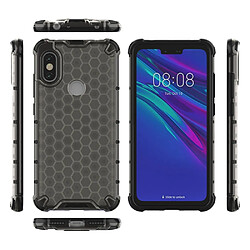 Wewoo Coque Souple Pour Galaxy A20s antichoc nid d'abeille PC + TPU Gris pas cher