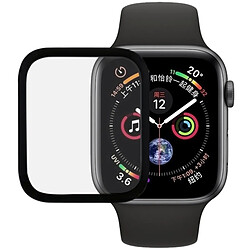 Wewoo Film de verre trempé plein écran 9H 3D pour Apple Watch série 4 40 mm (noir)