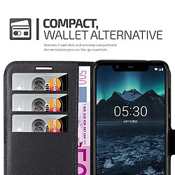 Acheter Cadorabo Coque Nokia 5,1 Etui en Noir