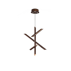 Luminaire Center Suspension LED Take Bronze