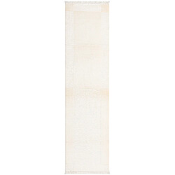 Vidal Tapis de couloir en laine 297x76 beige Darya