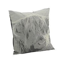 Aubry Gaspard Coussin Vache en coton (Lot de 2) Lot de 2.