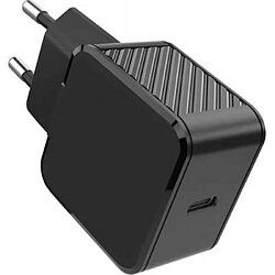 BigBen Connected Chargeur Secteur USB C 25W Power Delivery + Câble USB C/USB C Noir