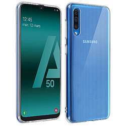 Avizar Coque Galaxy A50 Silicone Gel Protection Antirayures Ultra Fine Transparent