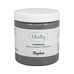 Rayher Peinture Craie Gris foncé - Chalky Finish - 230 ml