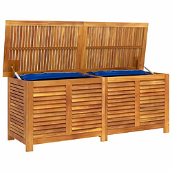 Avis vidaXL Boîte de rangement de jardin persiennes 150x50x56cm bois acacia