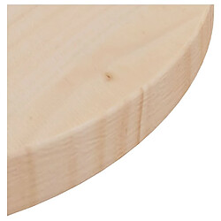 Avis vidaXL Dessus de table Ø30x2,5 cm Bois de pin massif